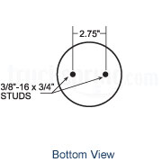 Firestone Replacement Air Spring - 1/2" NPT